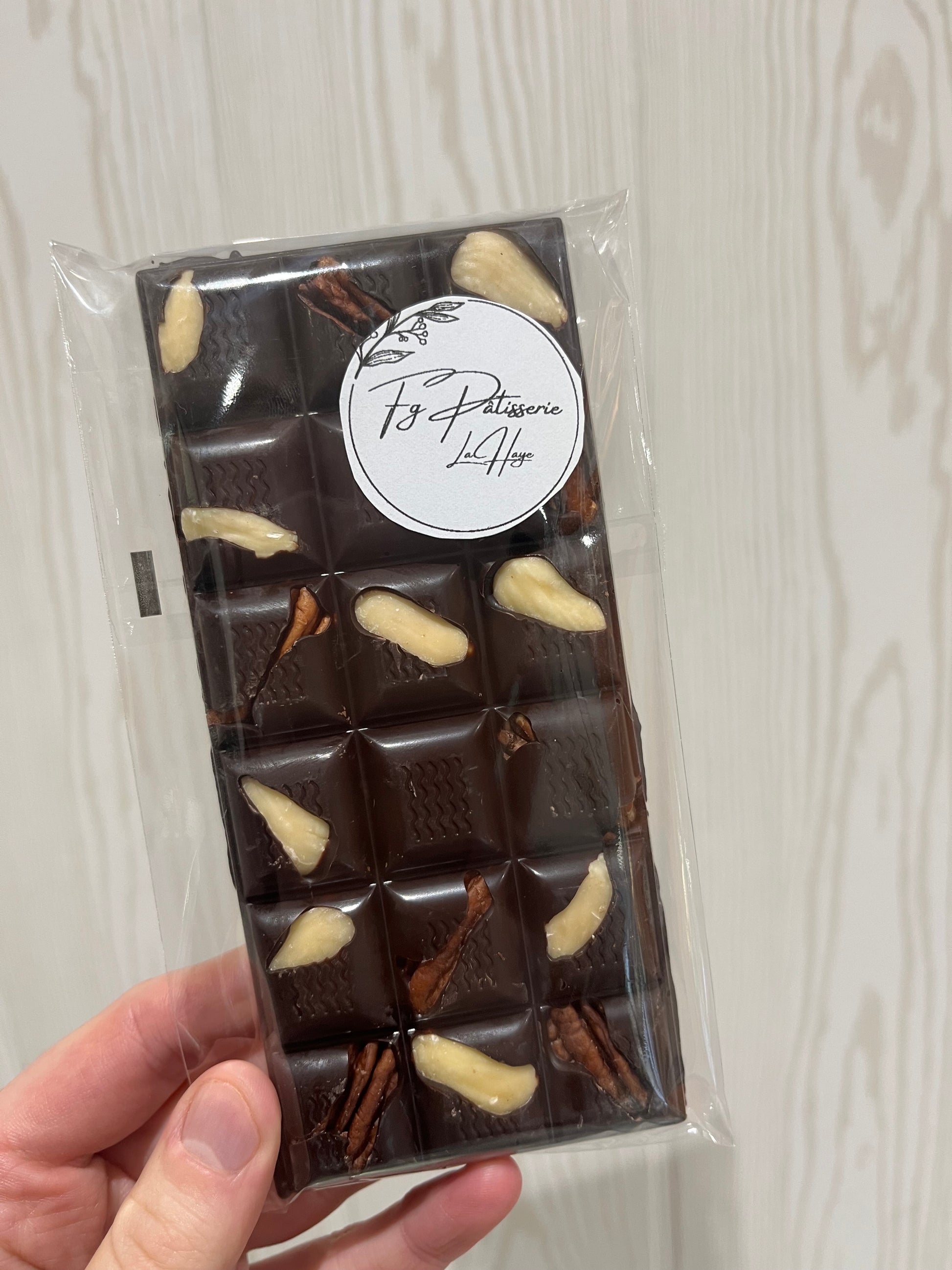 Tablette mendiants chocolat noir