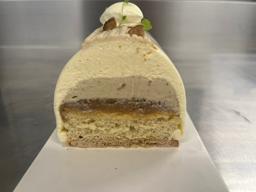 Bûche Marron vanille et rhum