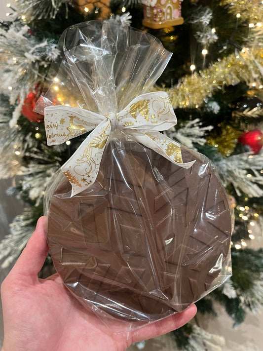 Tablette flocon Chocolat au lait pécan amandes