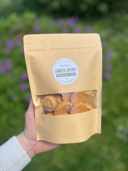 Sablés Parmesan thym